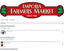 Tablet Screenshot of emporiafarmersmarket.org
